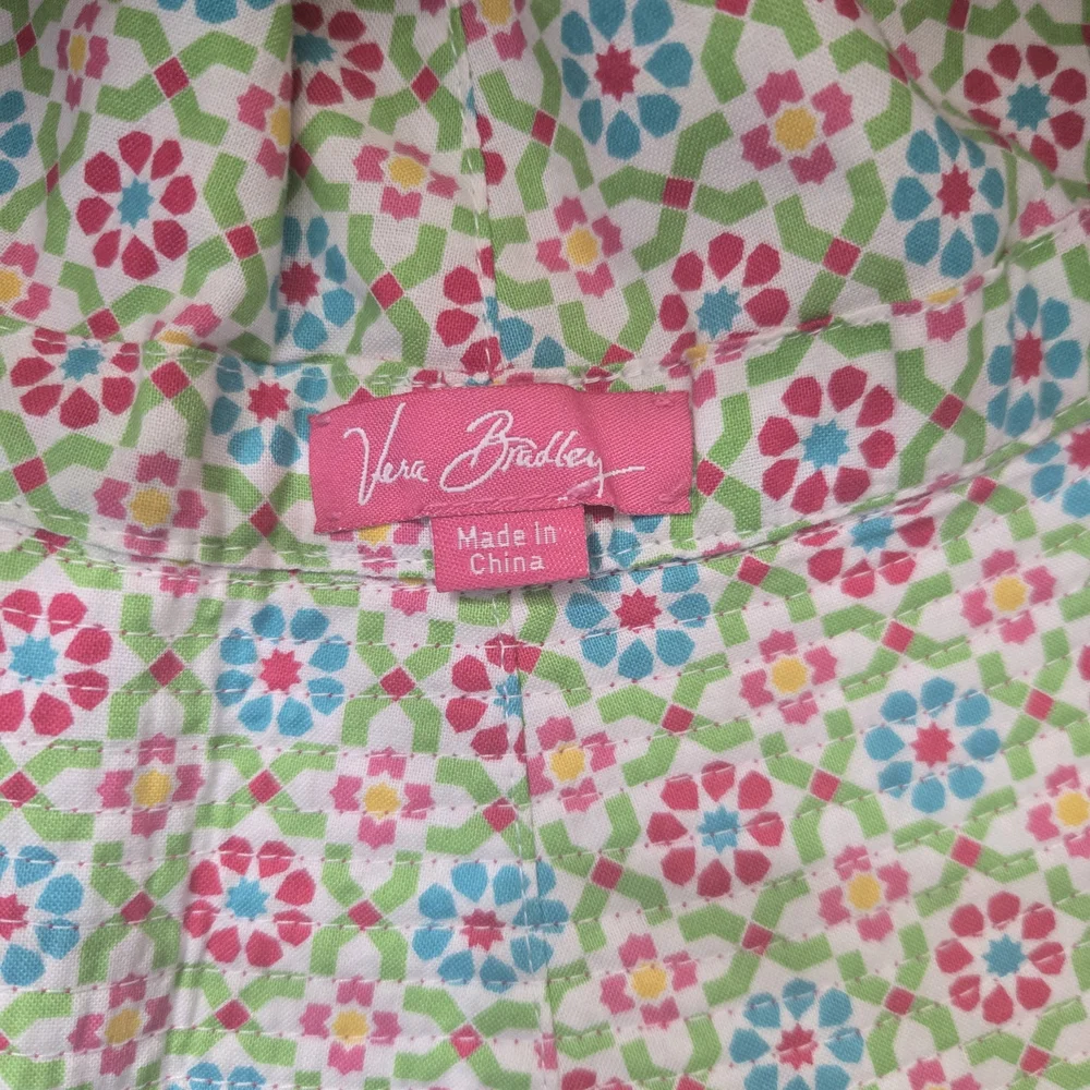 Vera Bradley Retired Capri Melon Print Kids Hat That Is Reversable